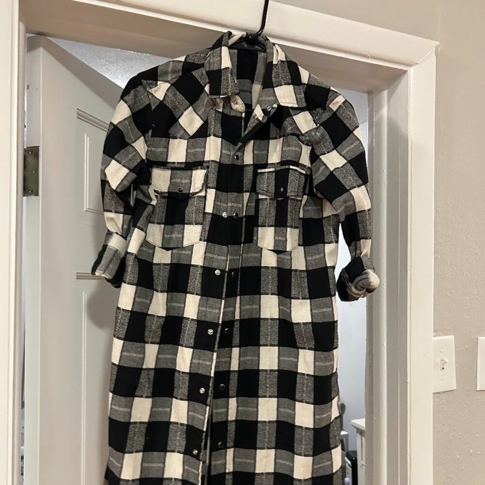 Plaid Flannel Dress
